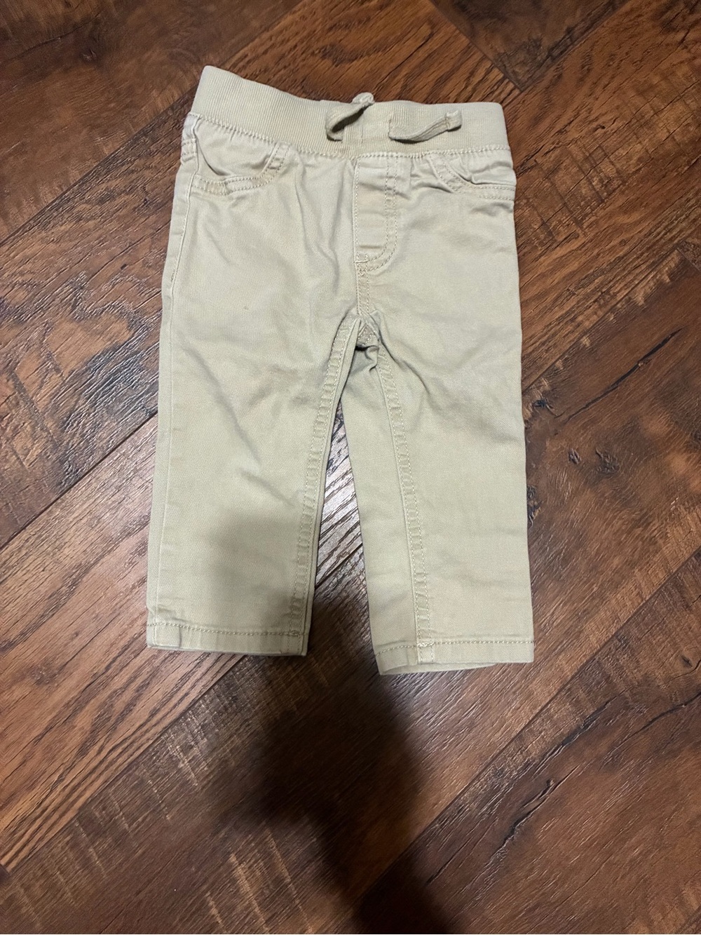 okie dokie Cream Drawstring Jogger Pants